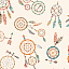 Ткань хлопок пэчворк бежевый разноцветные, необычные, Studio E (арт. 237212)