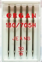 Иглы джинс Organ № 110 5 шт.