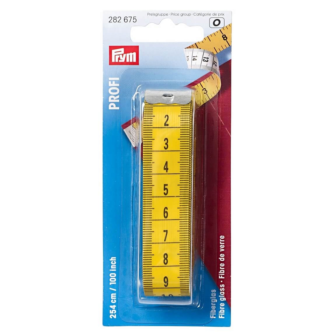 Сантиметр портновский Prym 282675 Profi 2,55 м стекловолокно