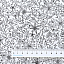 Ткань хлопок пэчворк белый, цветы, P&B (арт. 4952 WK)