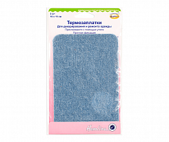 Заплатки термоклеевые Hemline арт. 690 LD светло-голубой деним