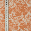 Ткань хлопок пэчворк оранжевый, завитки, ALFA (арт. 229644)
