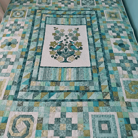 Лоскутное одеяло: подбор цвета, выполнение техник и сборка