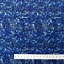 Ткань хлопок пэчворк синий, фактура геометрия, Benartex (арт. 10234-53)