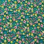 Ткань хлопок для пэчворка для одежды зеленый, цветы, Windham Fabrics (арт. CX6363-Girl)