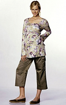 Выкройка женская для будущих мам Burda арт. 8376 блуза, брюки