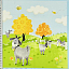 Ткань хлопок пэчворк разноцветные, детская тематика ферма животные, ALFA (арт. П310)