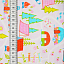 Ткань хлопок пэчворк разноцветные, путешествия, ALFA (арт. AL-8164)