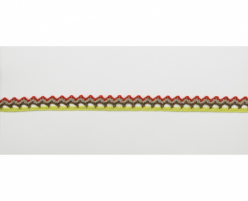 Кружево вязаное хлопковое Mauri Angelo R1451/PL/8 14,5 мм