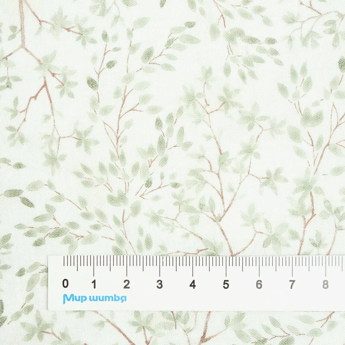 Ткань хлопок для пэчворка бежевый, флора, Blank Quilting (арт. 5416-11)