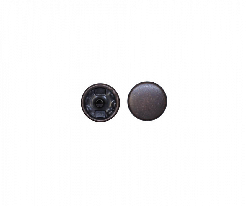 Кнопки пружина BIG металл 12 мм медь
