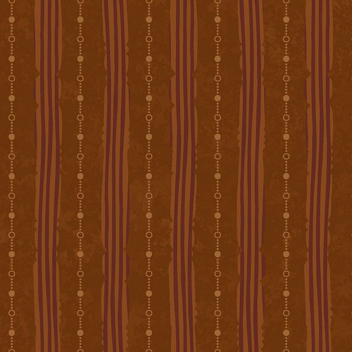 Ткань хлопок пэчворк коричневый, полоски, Henry Glass (арт. 237063)