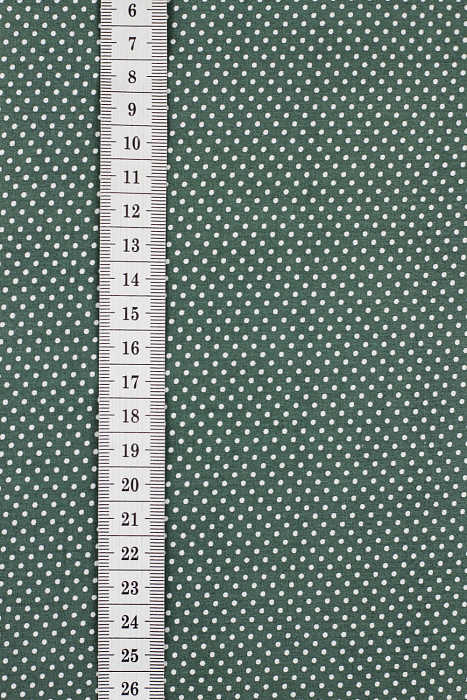 Ткань поплин пэчворк болотный, горох и точки, ALFA C (арт. 246908)