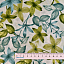 Ткань хлопок пэчворк зеленый, цветы, Benartex (арт. 0988804B)