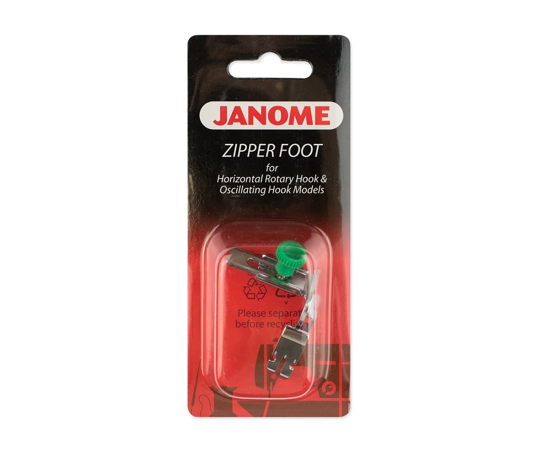 Лапка для вшивания молнии с адаптером Janome 200342003