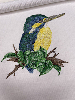 Дизайн для вышивки «Зимородок»