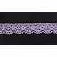Кружево вязаное хлопковое Alfa AF-196-027 25 мм фиолетовый