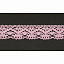 Кружево вязаное хлопковое Alfa AF-196-020 25 мм розовый