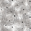 Ткань хлопок пэчворк серый, необычные геометрия завитки, Henry Glass (арт. 253005)