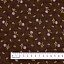 Ткань хлопок пэчворк коричневый, цветы, Moda (арт. 2244 15)