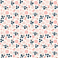 Ткань хлопок пэчворк розовый, цветы, Riley Blake (арт. SC8011-CREAM)