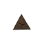 Нашивка «Заплатка-звезда в треугольнике», коричневая