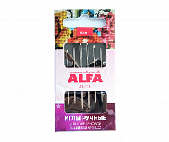 Ручные иглы для гобеленовой вышивки Alfa AF-228 6 шт.