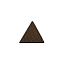 Нашивка «Заплатка-треугольник», коричневая