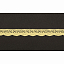 Кружево вязаное хлопковое Alfa AF-048-027 13 мм желтый