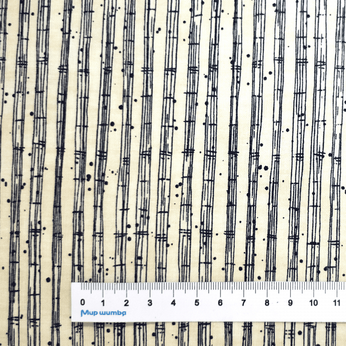 Ткань хлопок пэчворк бежевый, музыка, Moda (арт. 16900-13)