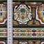 Ткань хлопок пэчворк разноцветные, полоски бордюры необычные, ALFA (арт. 225624)