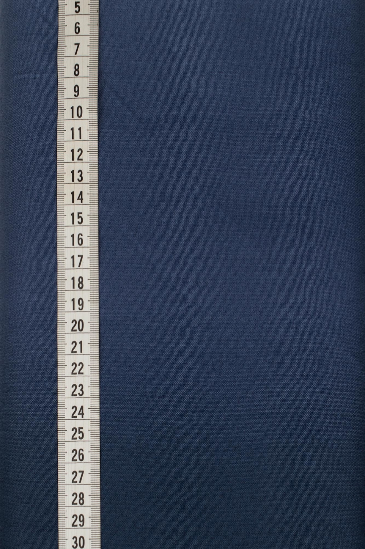 Ткань хлопок для пэчворка синий, однотонная, ALFA (арт. 232174)