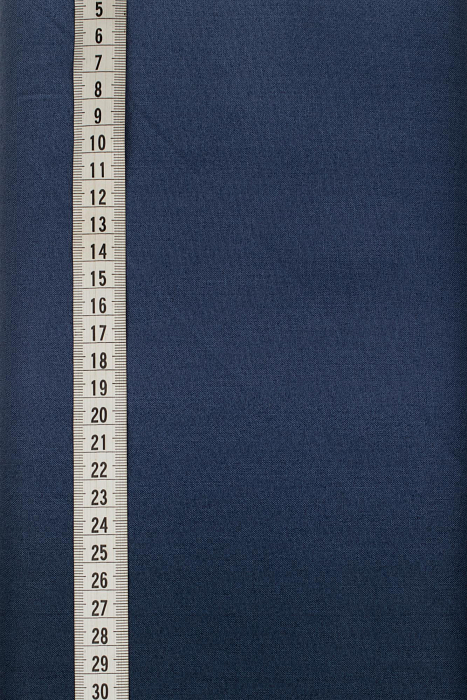 Ткань хлопок пэчворк синий, однотонная, ALFA (арт. 232174)