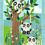 Ткань хлопок пэчворк разноцветные, детская тематика животные, Blank Quilting (арт. 9476P-11)