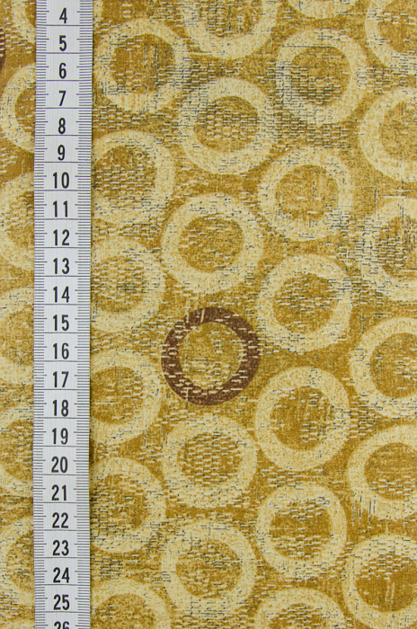 Ткань хлопок пэчворк желтый коричневый, геометрия, ALFA (арт. 179950)