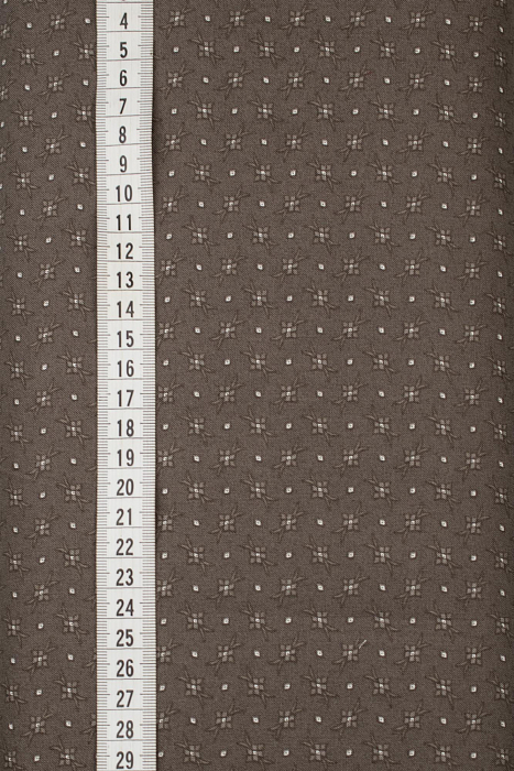 Ткань хлопок пэчворк серый, мелкий цветочек, ALFA (арт. 225943)
