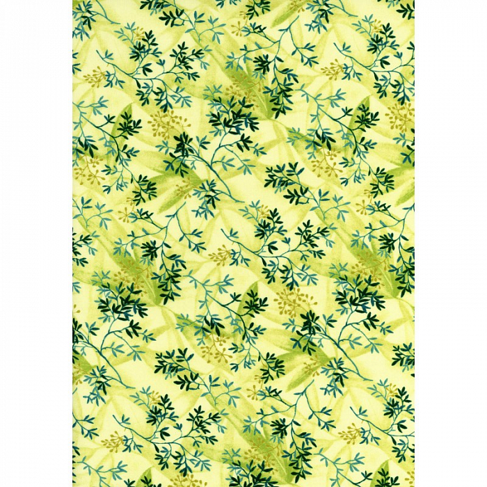 Ткань хлопок пэчворк желтый зеленый, фактура, Maywood Studio (арт. )