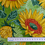 Ткань хлопок пэчворк зеленый, цветы, Moda (арт. 48680-15)