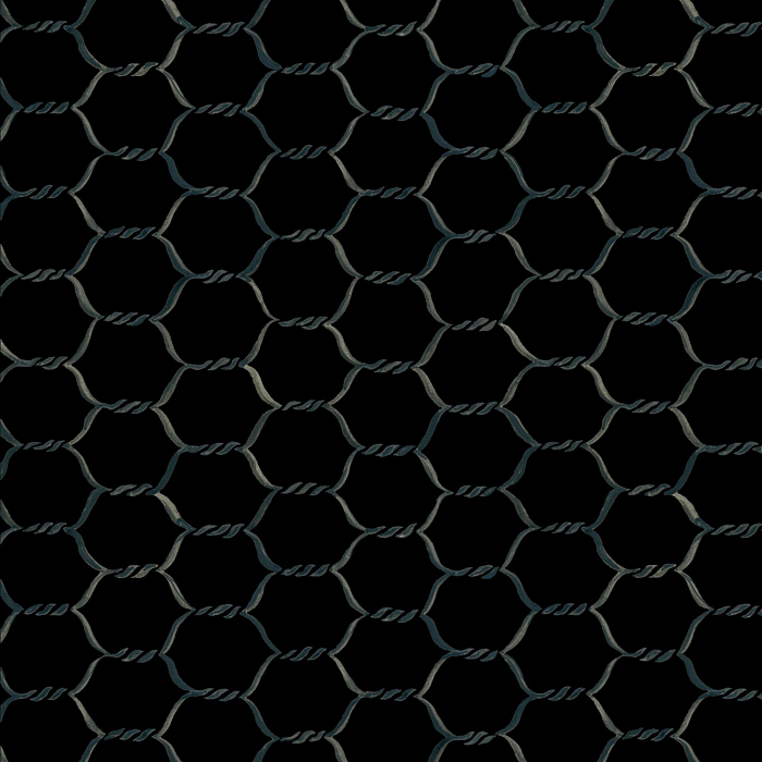 Ткань хлопок пэчворк черный, геометрия, Henry Glass (арт. 237028)