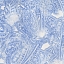 Ткань хлопок для пэчворка голубой, пейсли, Timeless Treasures (арт. BLUE-C6373 WATER)
