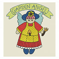 Дизайн для вышивки «Садовый ангел»