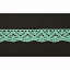 Кружево вязаное хлопковое Alfa AF-118-075 16 мм мятный