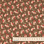 Ткань хлопок пэчворк коричневый, цветы, Moda (арт. 44253 16)