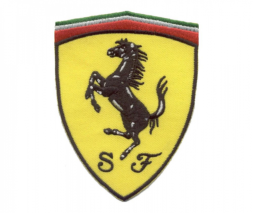 Нашивка термоклеевая Нашивка.РФ «Лого Ferrari №1»