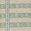 Ткань хлопок пэчворк зеленый серый, полоски цветы бордюры, ALFA (арт. 232108)