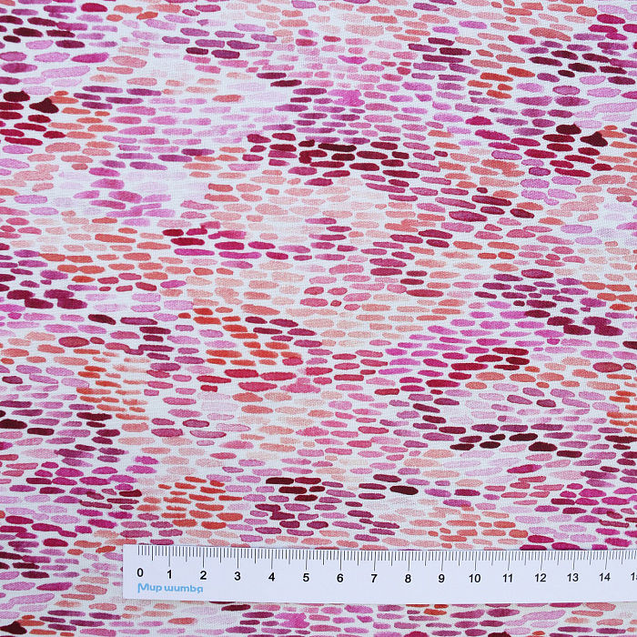 Ткань хлопок пэчворк розовый, фактура, Moda (арт. 8448 11D)