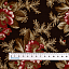 Ткань хлопок пэчворк коричневый, цветы, Maywood Studio (арт. MAS9700-A)