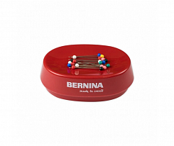 Игольница магнитная Bernina 025 041 50 00 с булавками, красный