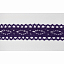 Кружево вязаное хлопковое Alfa AF-146-118 21 мм фиолетовый