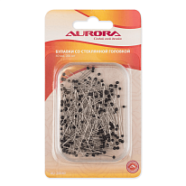 Булавки портновские Aurora AU-20040 40 мм 200 шт.
